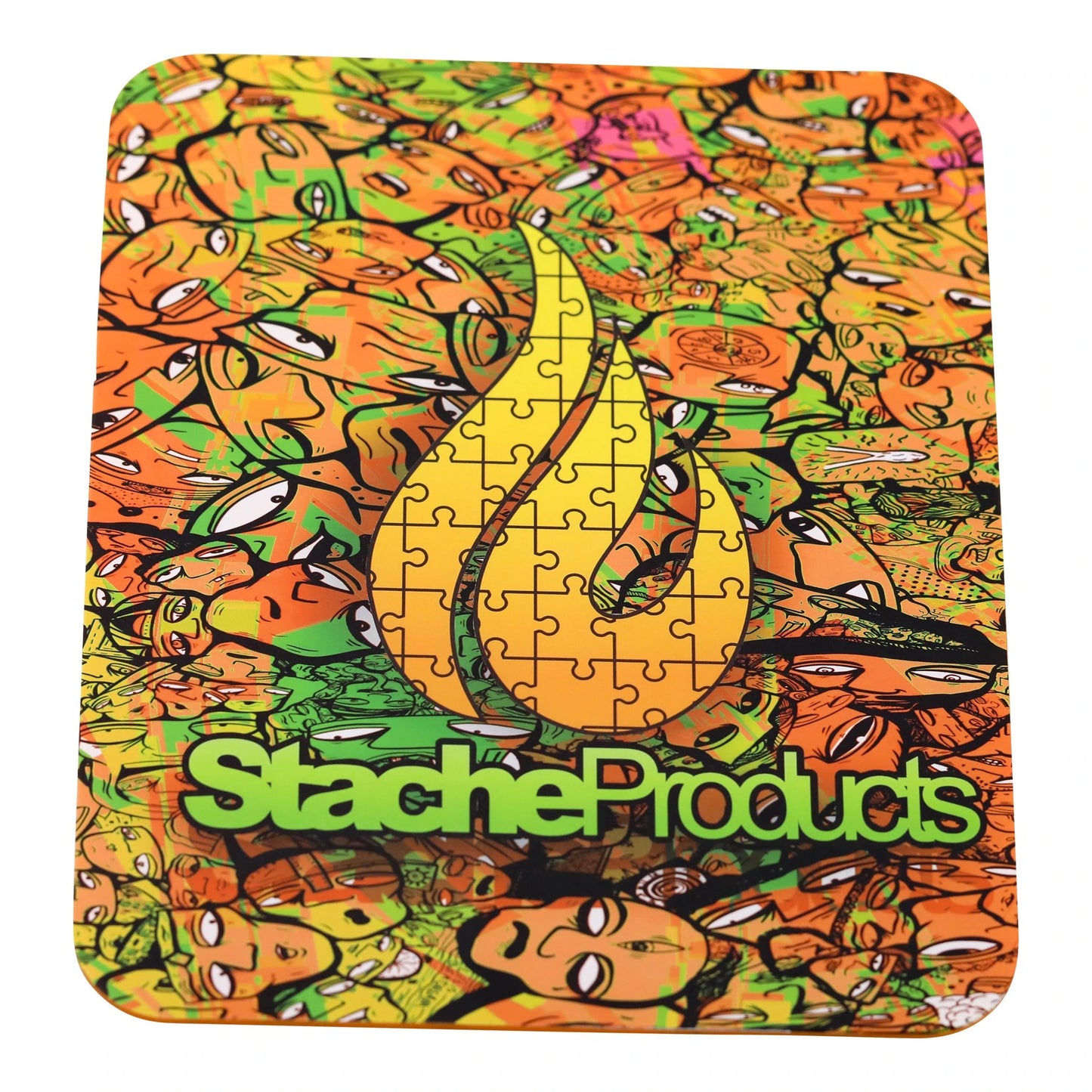 Stache Silicone Dab Mat - Orange