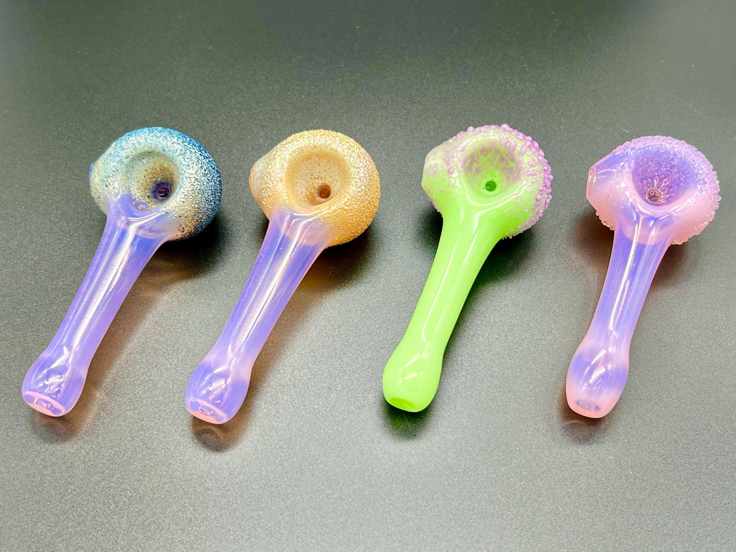 Strangeways Glass "Sexy" Frit Dip Spoons