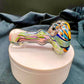 Talent Glassworks Large Dichro Strip Spoon w/ Flower End