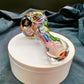 Talent Glassworks Large Dichro Strip Spoon w/ Flower End