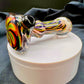 Talent Glassworks Large Dichro Strip Spoon w/ Flower End
