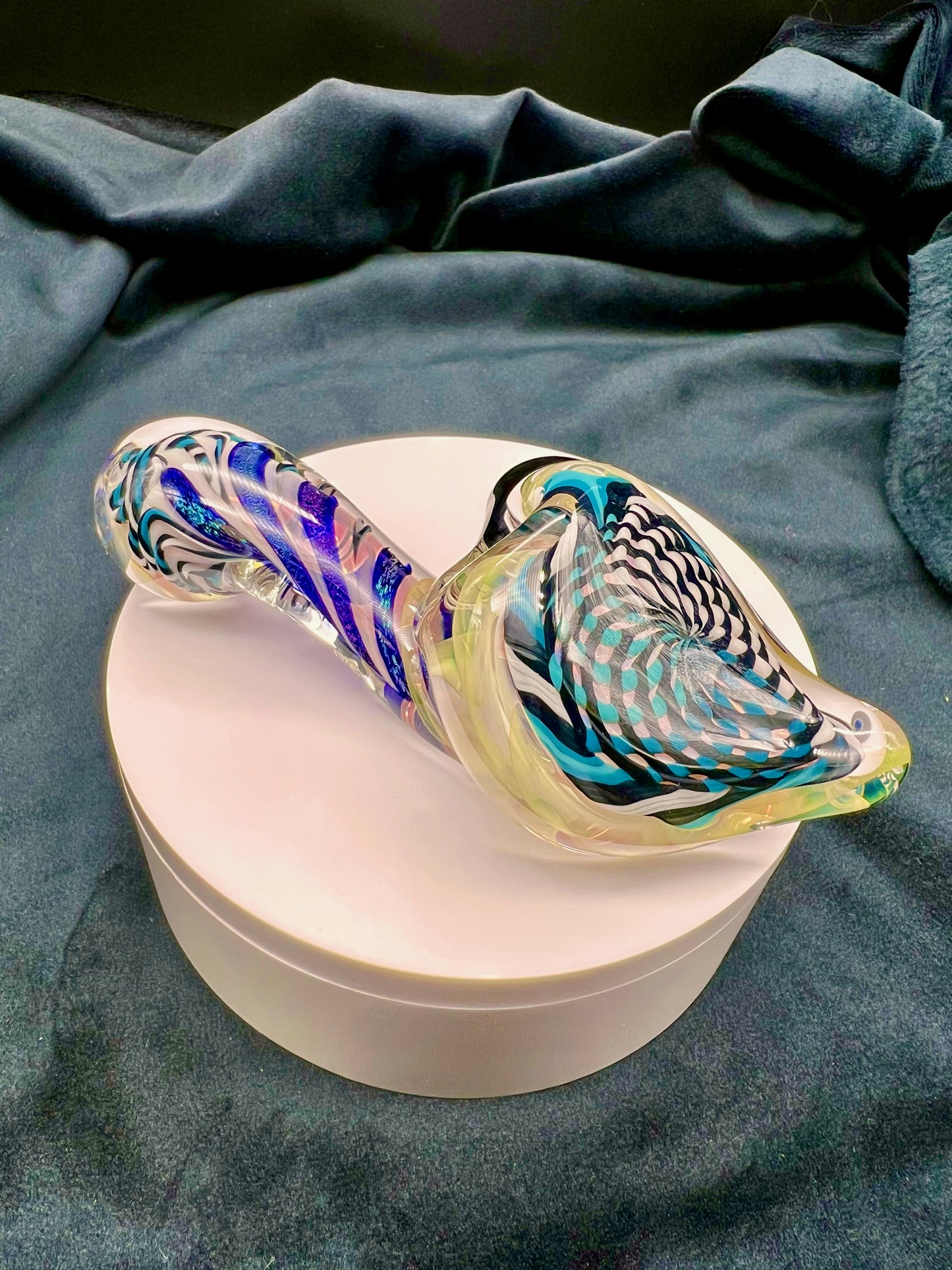 Talent Glassworks Reticello Sherlock w/ Dichro Stem