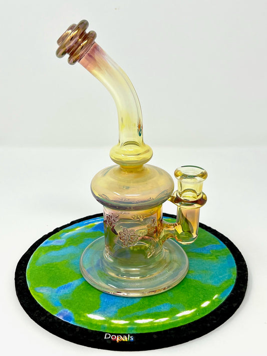 Waterhouse Glass Small Gold Fumed Rig