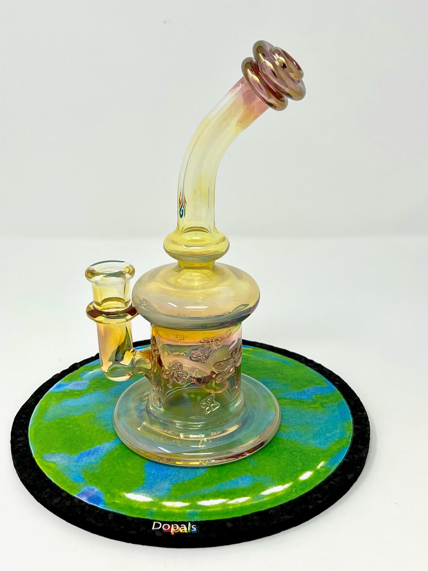 Waterhouse Glass Small Gold Fumed Rig