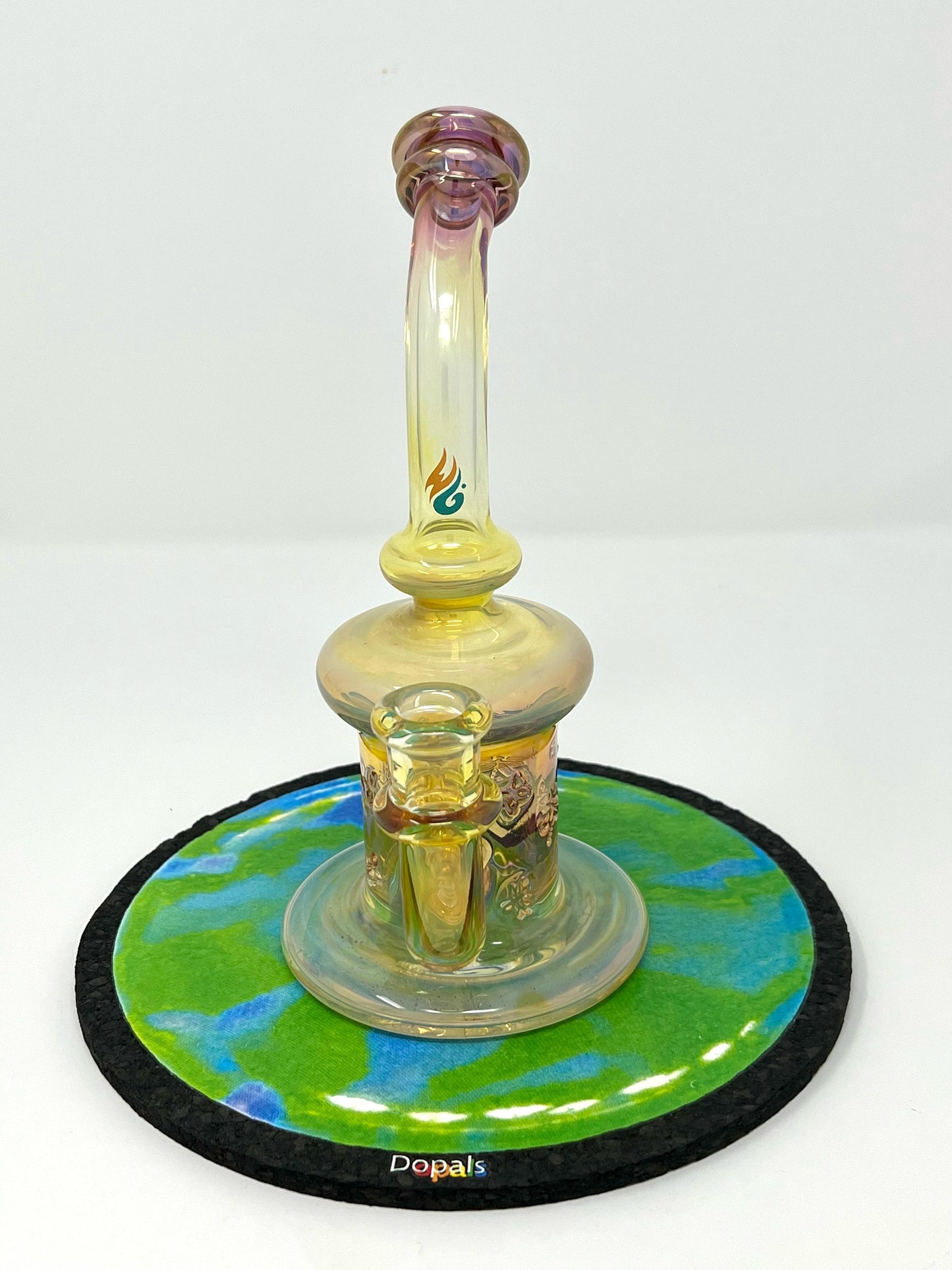 Waterhouse Glass Small Gold Fumed Rig