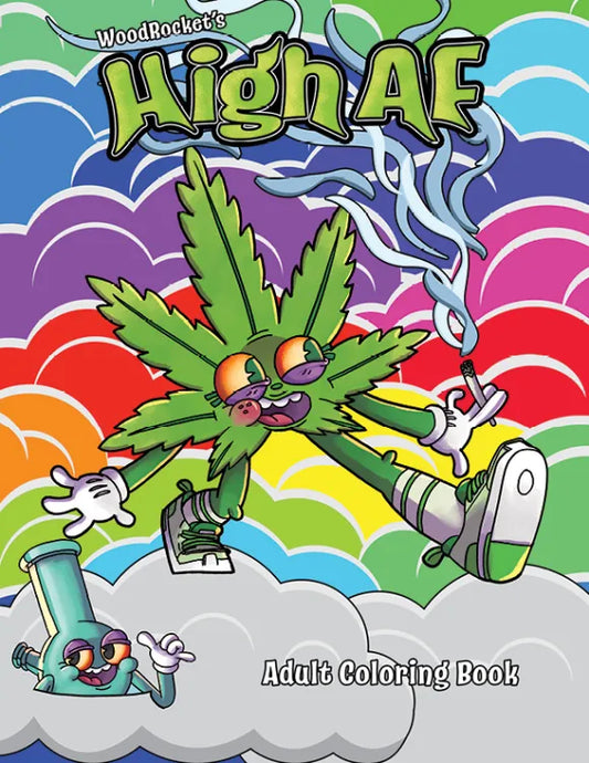 Wood Rocket Coloring Book - High AF