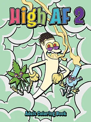 Wood Rocket Coloring Book - High AF 2