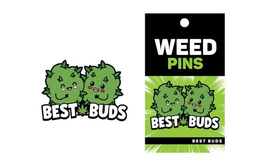 Wood Rocket Pin - Best Buds