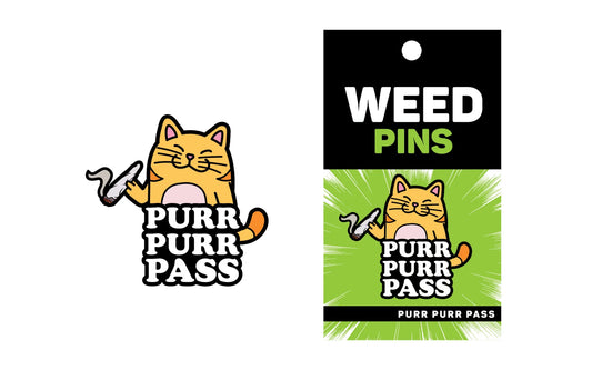 Wood Rocket Pin - Purr Pass