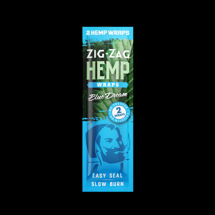 Zig Zag Hemp Wraps - 2 pk - Blue Dream