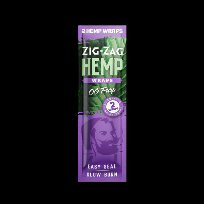 Zig Zag Hemp Wraps - 2 pk - OG Purp