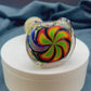 Talent Glassworks Large Dichro Strip Spoon w/ Flower End
